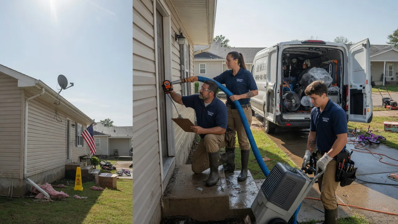 Ceiling Water Damage Restoration in Lennox, SD near me